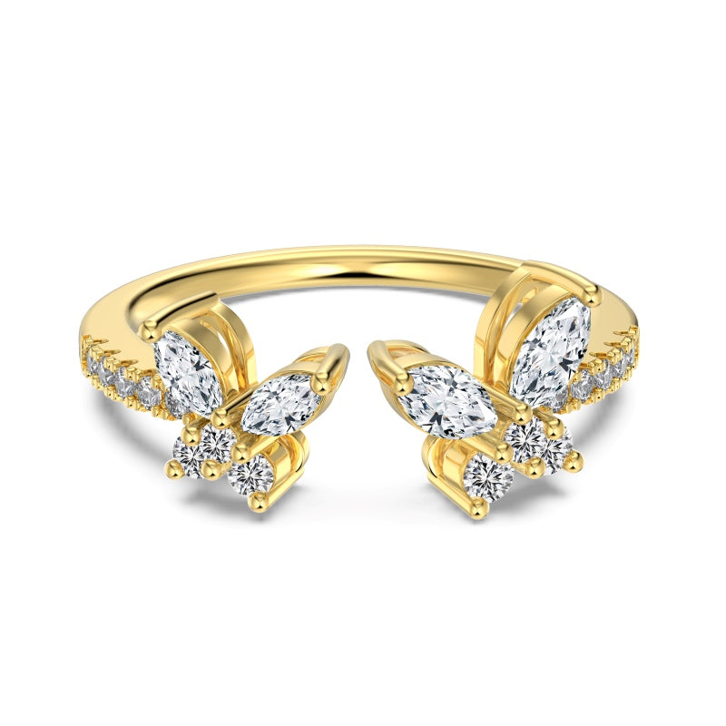 Butterfly Kiss Ring