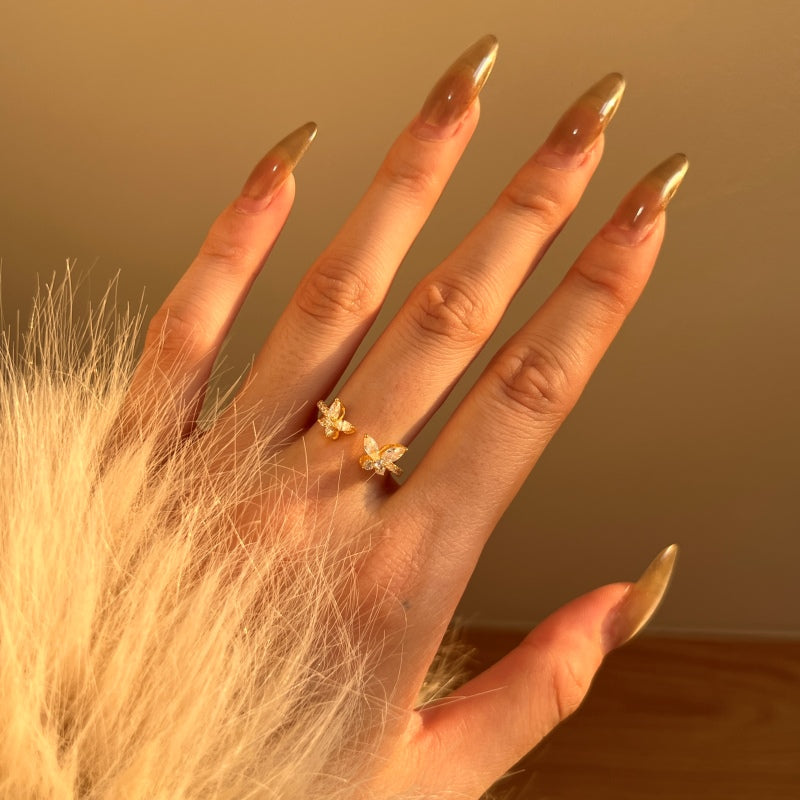 Butterfly Kiss Ring