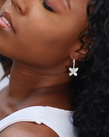 Butterfly Drop Earrings