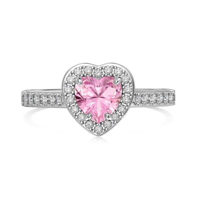 Eternal Love Pink Heart Ring