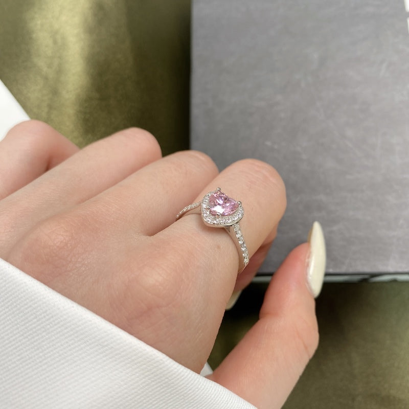 Eternal Love Pink Heart Ring