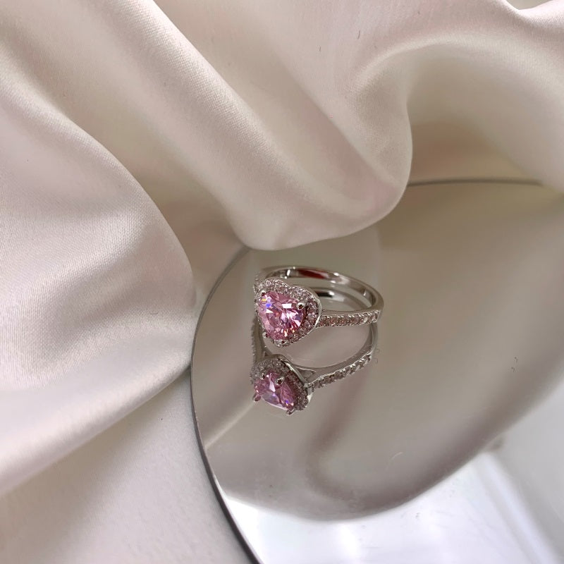 Eternal Love Pink Heart Ring