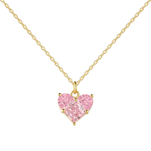 Pink Heart Necklace