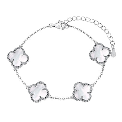 Pearl Clover Bracelet